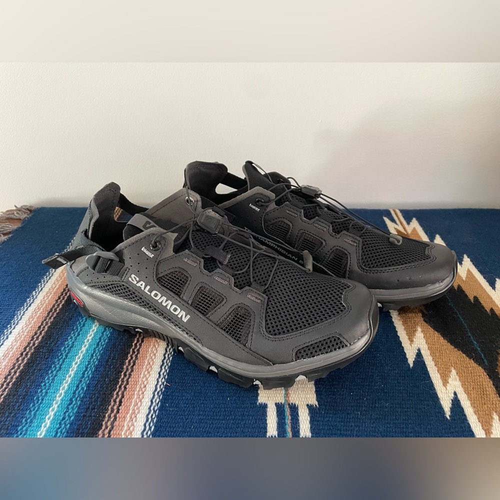 Salomon Techamphibian 5 Black Men’s Shoes Size 8 - New without Tags - Picture 3 of 11
